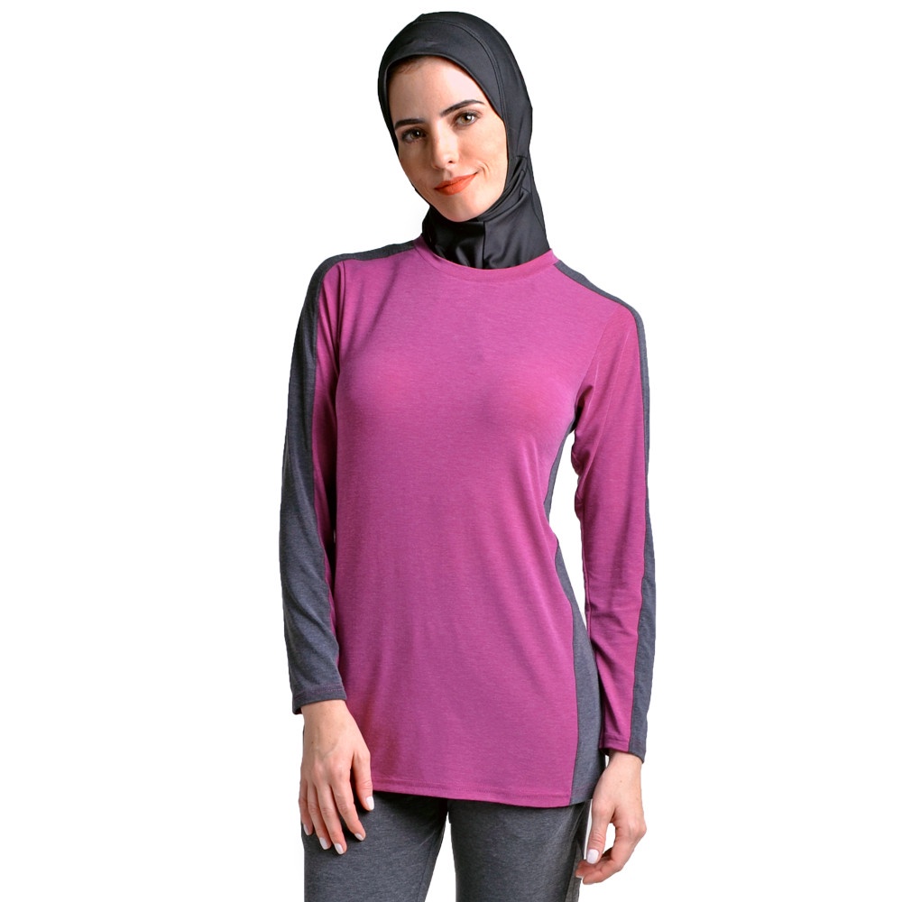 ViQ Modest Active Long Sleeve- Modest Sportswear Quick Dry Top