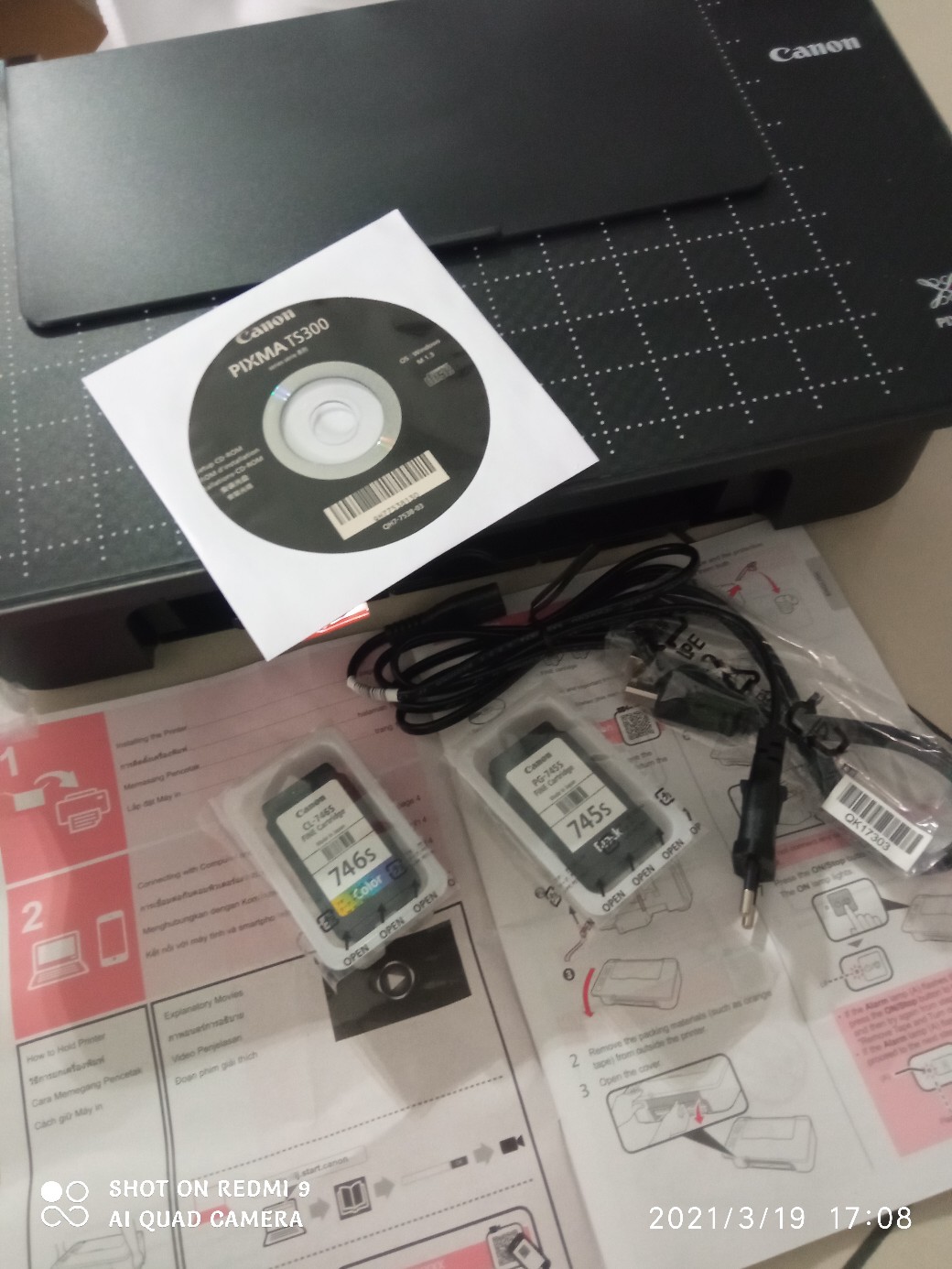 canon ts307 specification