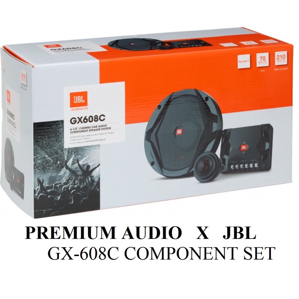 JBL GX608C GX Series 6.5 Inch 2Way Component Set Speaker Genuine