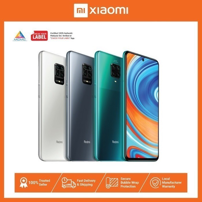 Xiaomi Redmi Note 9 Pro 6gb 128gb 1 Year Xiaomi Malaysia Warranty Shopee Malaysia