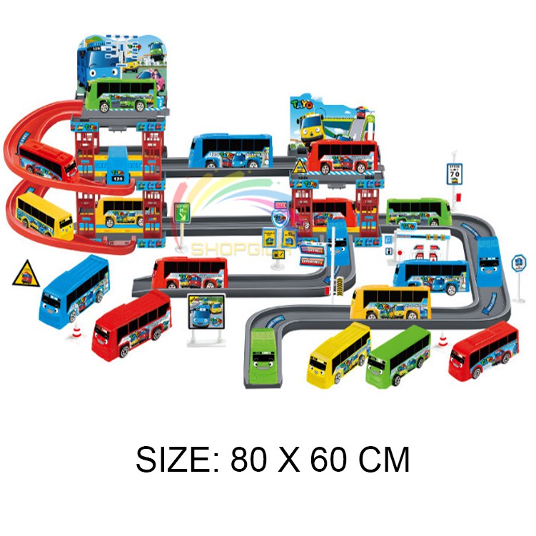 tayo the little bus parking garage