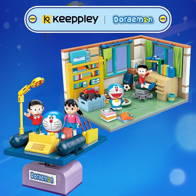 Keeppley - Doraemon - K20402 - Nobita Room / K20401 Time Machine ...