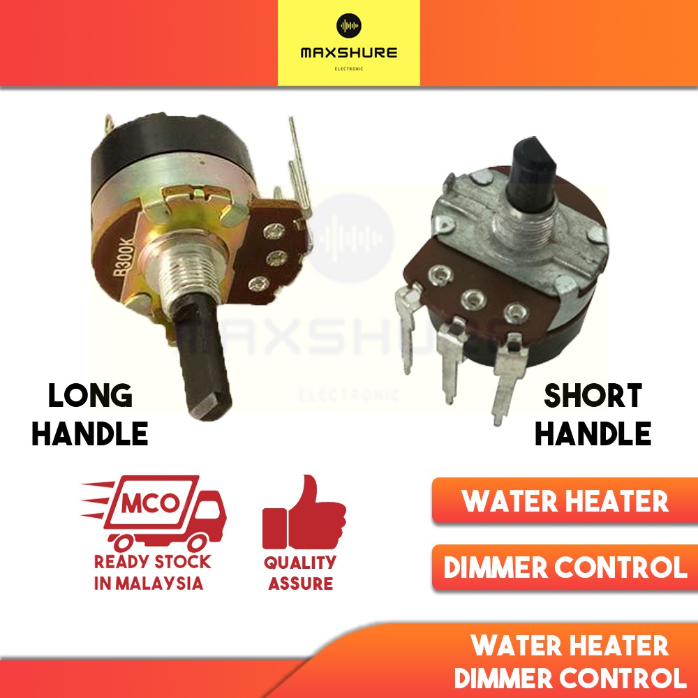 [MaxShure] B300K WATER HEATER VARIABLE RESISTOR Single Linear Taper