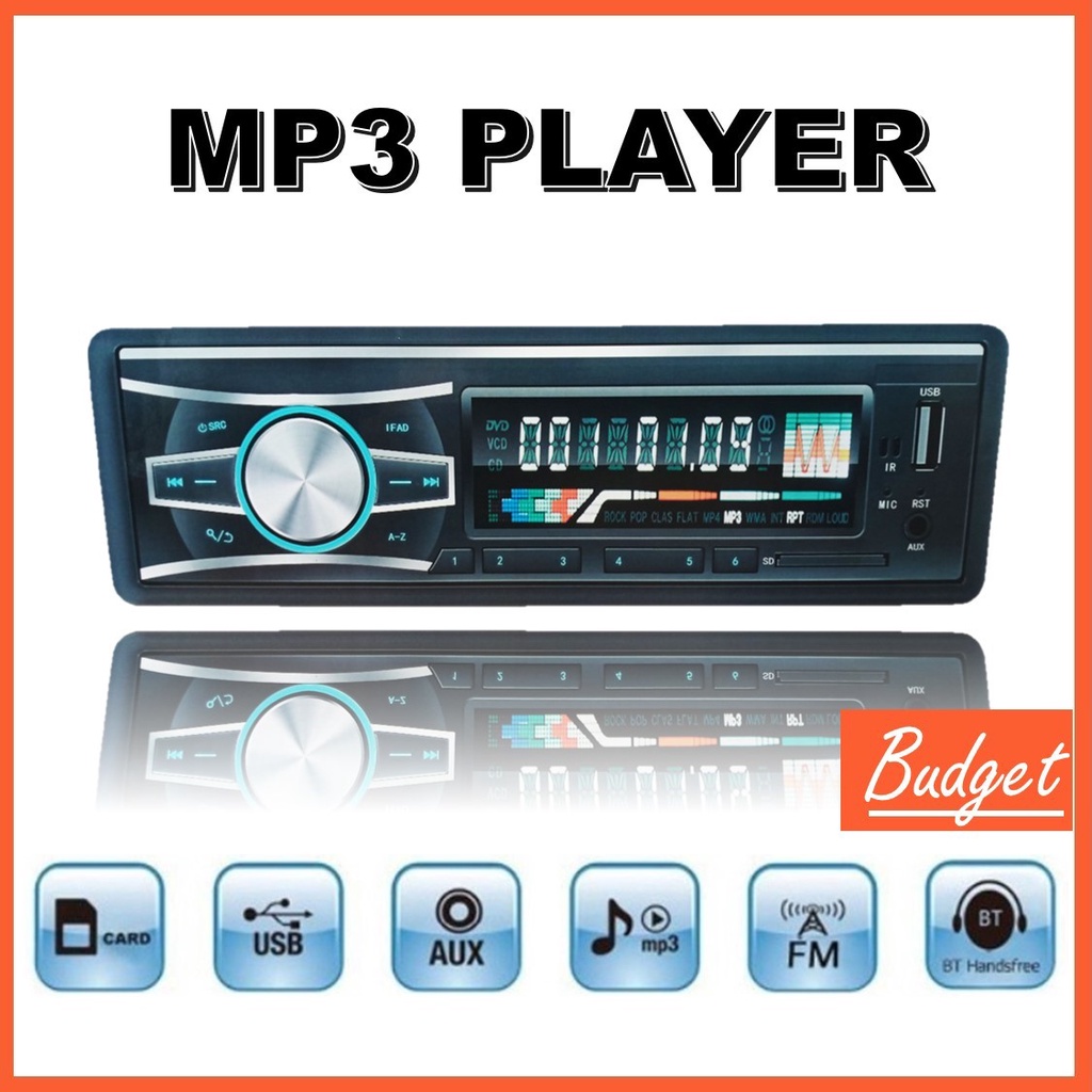 Car Bluetooth Radio Player Car MP3 Player Single Din 1 Din SD USB MP3