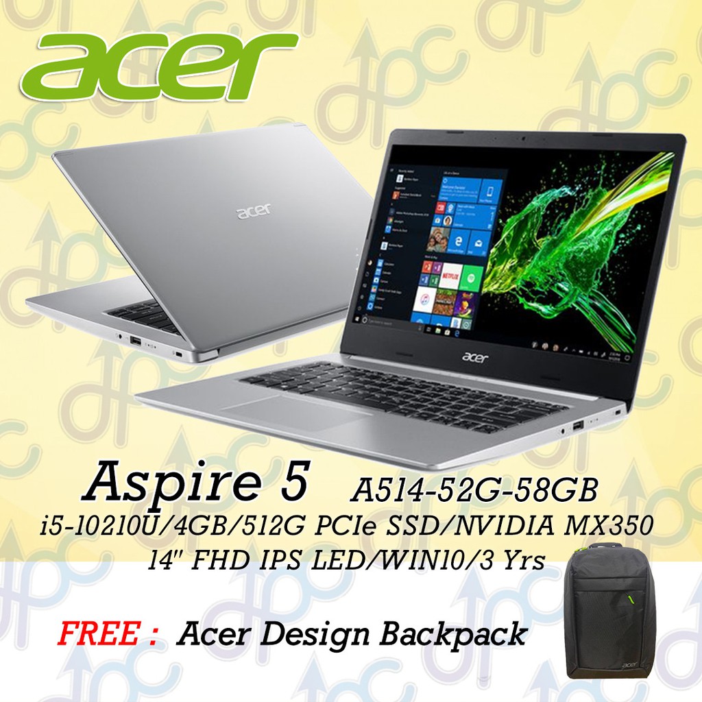 Acer Aspire 5 A514-52G-52HP | A514-52G-5592 | A514-52G-58GB 14" FHD IPS ...