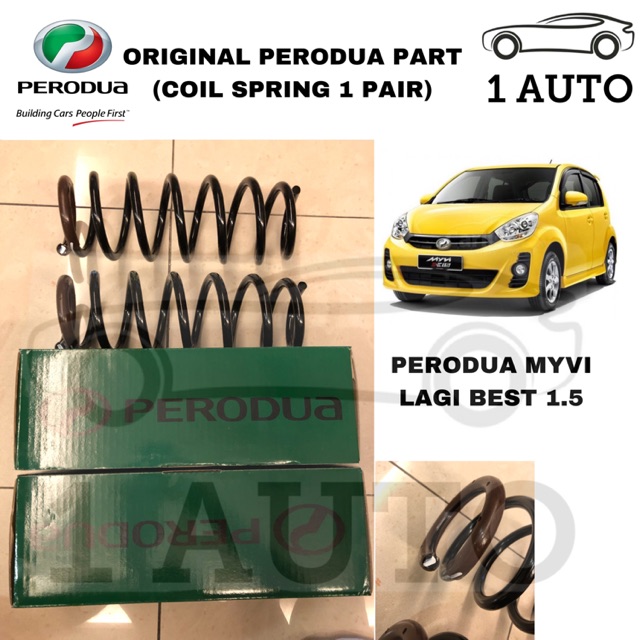 (ORIGINAL PERODUA PARTS) MYVI LAGI BEST 1.5 COIL SPRING 1 