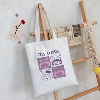 Chibi Maruko-chan zip Storage Bags shopper recycle bag fold handbag unisex