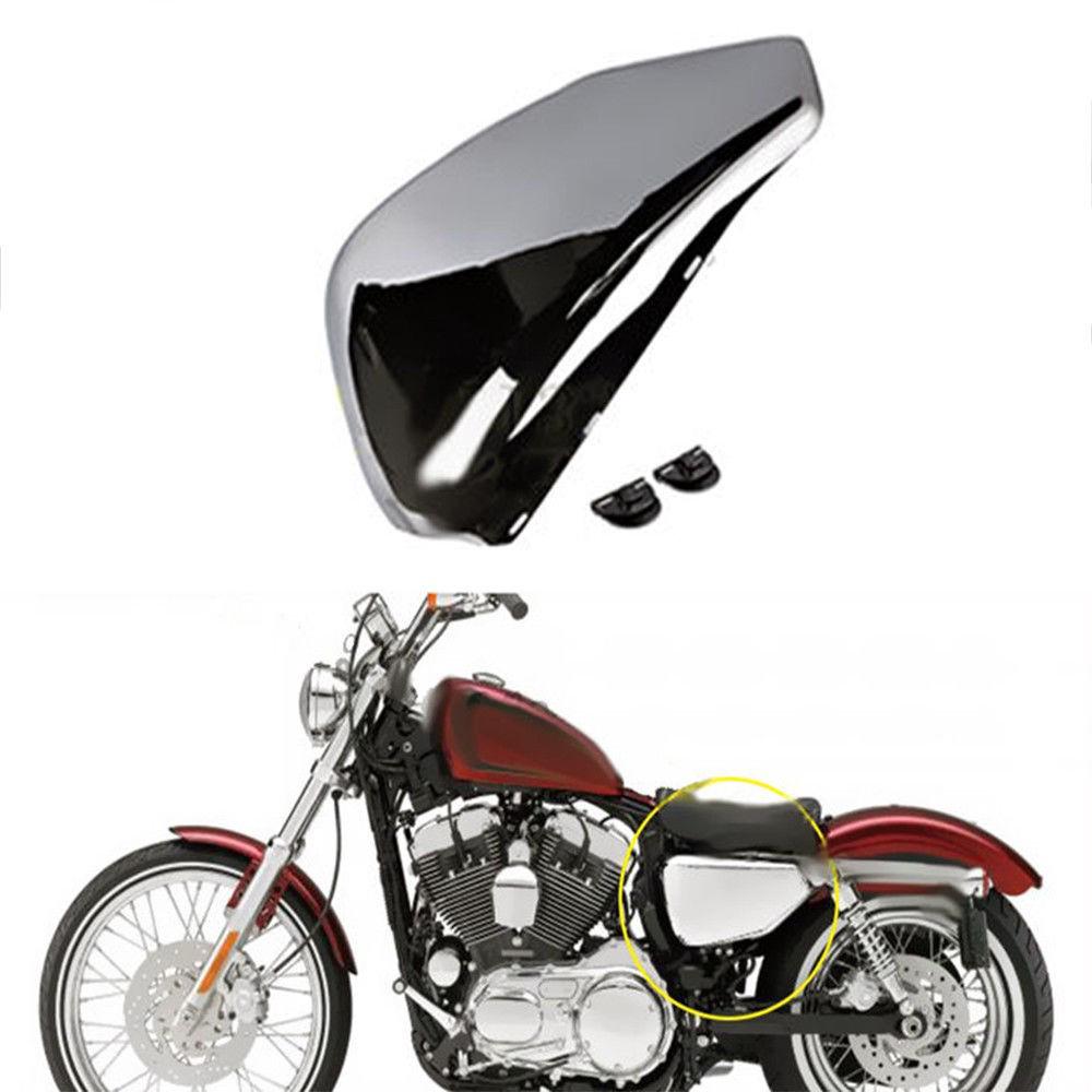 Chrome Battery Cover with Clips for 20042013 Harley Sportster XL883