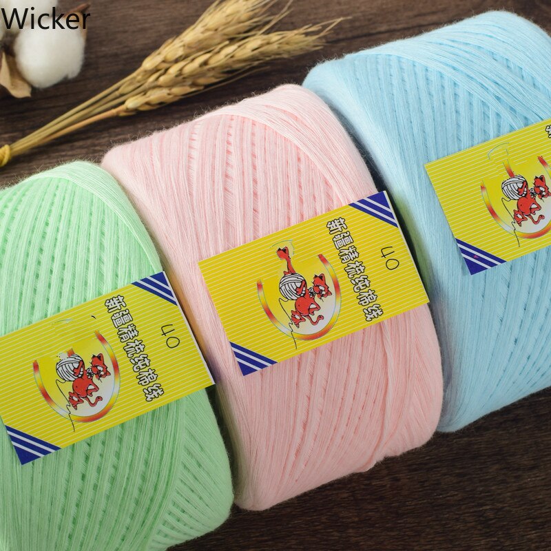 2g Long Staple Cotton Yarn Anti Pilling 100 Cotton Yarn For Hand Knitting Baby Sweater Vest 40s Soft Crocheting Yarn For Baby Shopee Malaysia