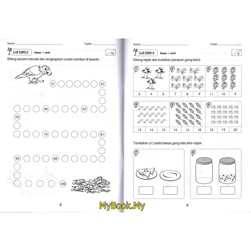 Latih Tubi Latihan Matematik Tahun 1 2020