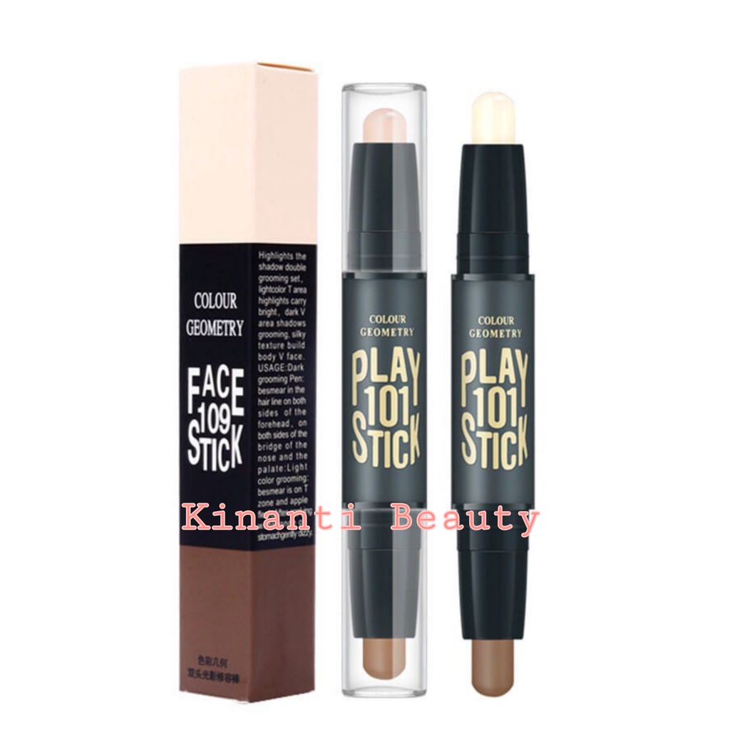 Lameila Face 109 Contour Stick 2 in 1 Color Geometry Concealer Stick 2 in 1 Contour Stick