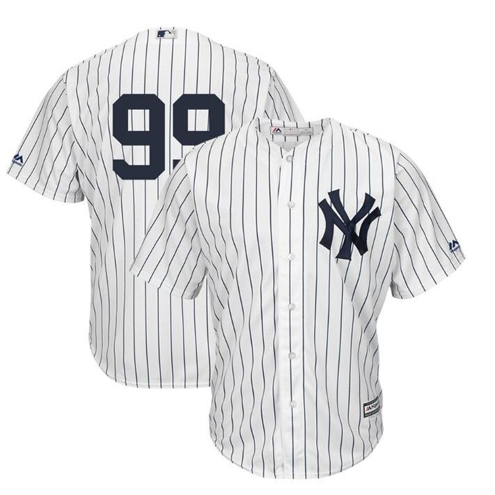 Jersey Men New York Yankees Aaron Judge Majestic White Cool Base Player Replica Jersey