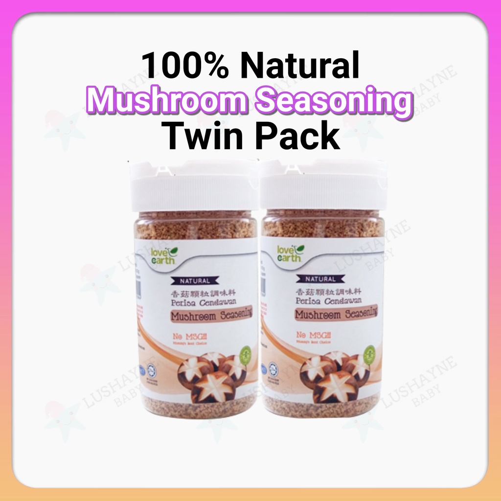 LOVE EARTH Natural Mushroom Seasoning 150g 100 Natural Perisa Cendawan