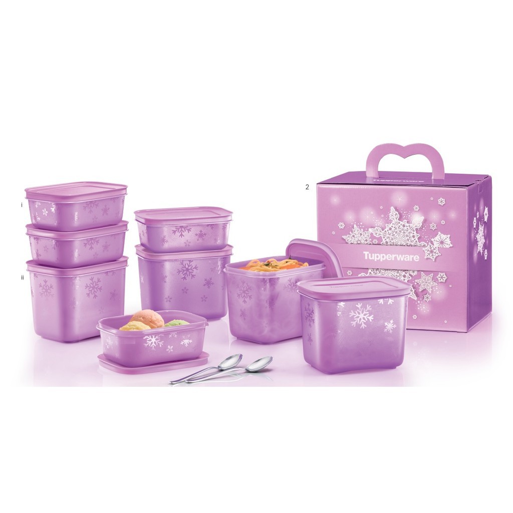 SNOWFLAKES SET TUPPERWARE BRAND