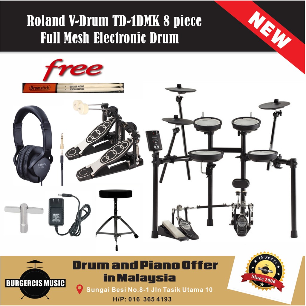 Roland TD-1DMK TD1DMK V-drums electronic digital Drum | Shopee Malaysia