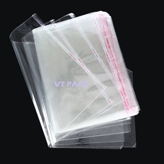 200pcs OPP Bag plastic self adhesive Resealable Clear transparent ...