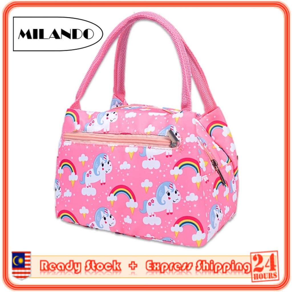 MILANDO Lunch Bag Insulation Insulator Bag Outdoor Waterproof Picnic Bag (Type 5)