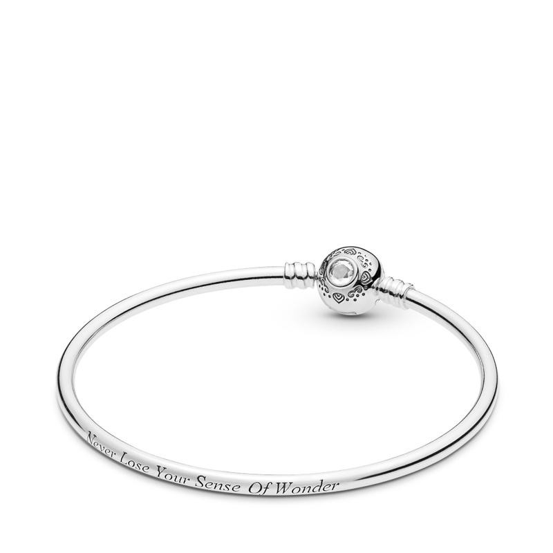 disney pandora moments aladdin & princess jasmine clasp bangle