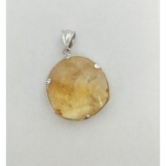 Yellow Citrine Star Of David Crystal Pendant Shopee Malaysia