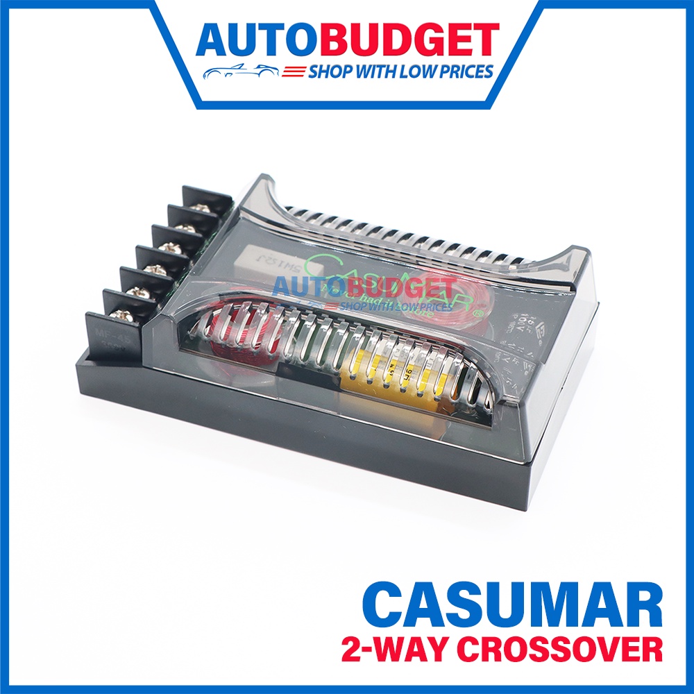 CASUMAR 2Way Crossover Car Speaker Car Tweeter Crossover Audio