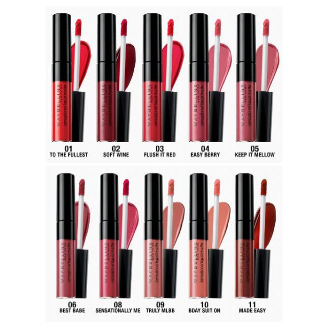 maybelline matte lip tint