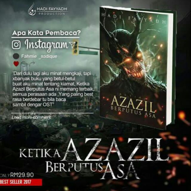 Novel Ketika Azazil Berputus Asa Shopee Malaysia