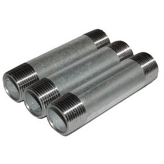 Gi 1/2” GI pipe with Thread both side (Gear) 15mm Galvanized Iron besi