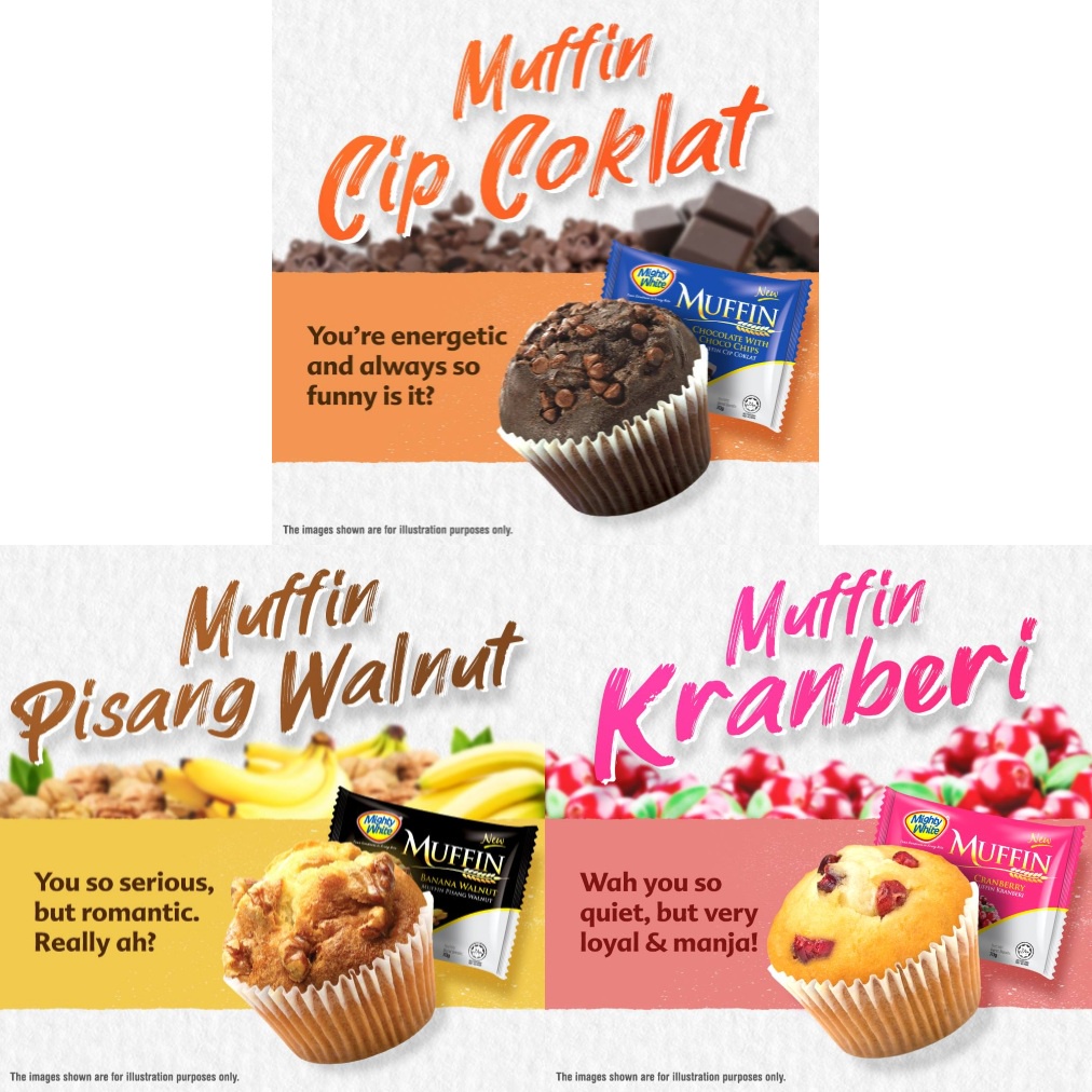 Buy Mighty White Muffin 70g Banana Walnut Cranberry Choco Chips Seetracker Malaysia