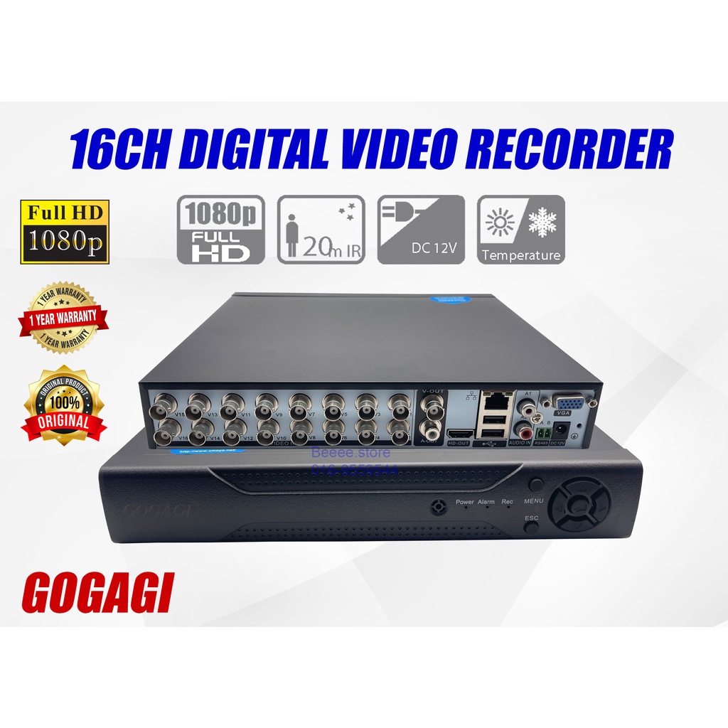 GOGAGI 4CH CCTV 4CH 8CH / 16CH DIGITAL VIDEO RECORDER (DVR) 👍CCTV 4CHANNEL DVR👍 | Shopee Malaysia
