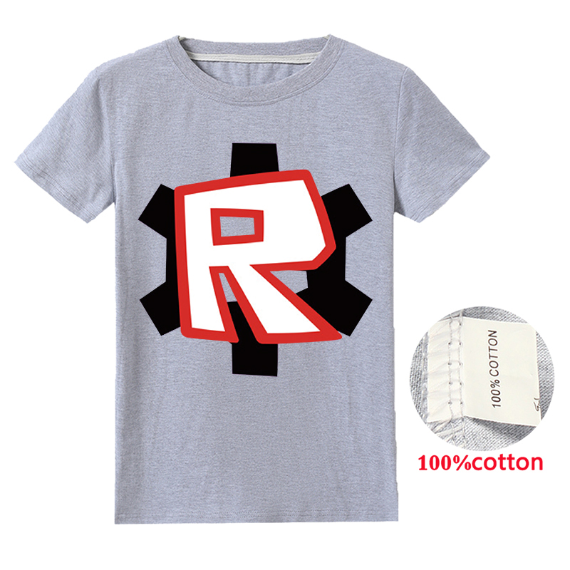 New Summer Roblox Kids Cartoon Short Sleeve Boys T Shirt Children Casual Costumes T Shirts Shopee Malaysia - rm bts shirt roblox