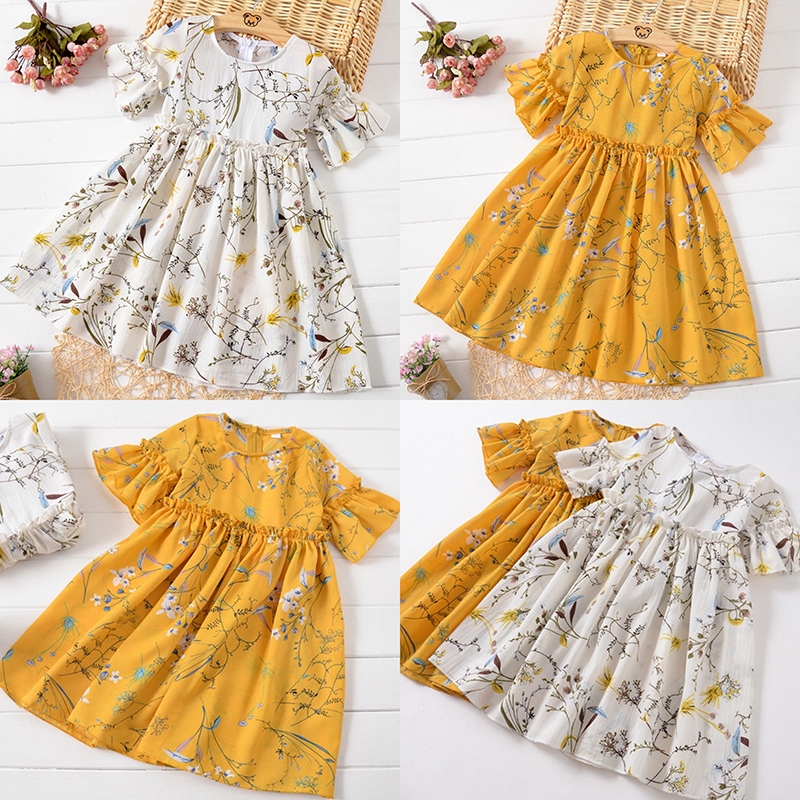 chiffon dress for baby girl