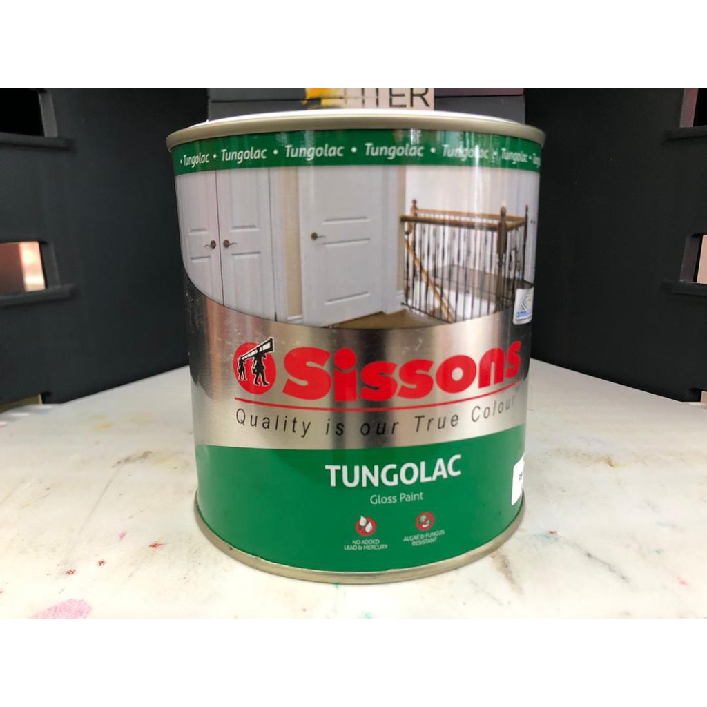 1L SISSONS TUNGOLAC GLOSS PAINTS CAT  BESI  KAYU READY 