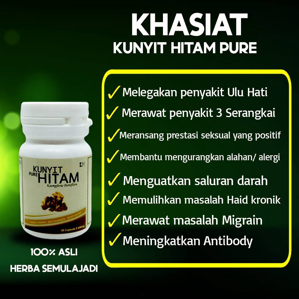 Buy Black G Mardi Original Kunyit Hitam Asli Gift Seetracker Malaysia