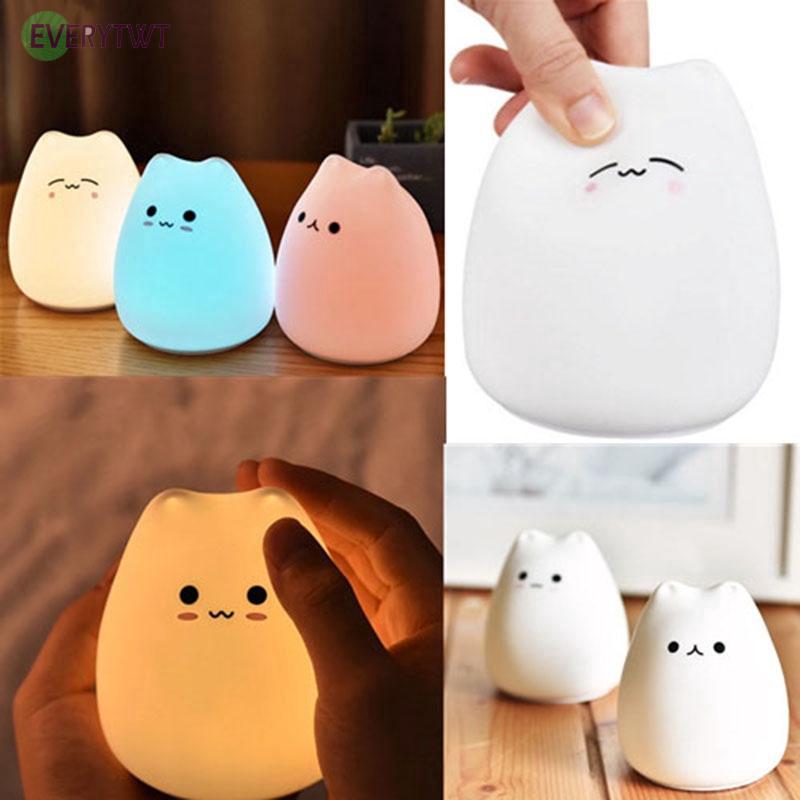 silicone cat lamp