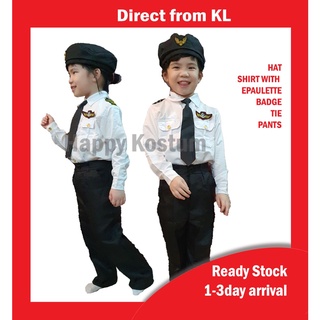 Buy Baju Askar Pilot Kanak-Kanak 1-6 tahun  SeeTracker Malaysia