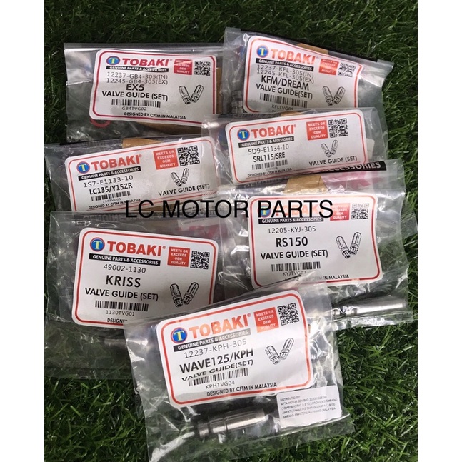 ORIGINAL TOBAKI VALVE GUIDE BAR EX5 HIGH POWER DREAM WAVE125 LC135 Y15