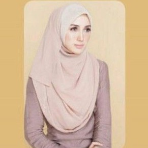 Tudung Ruffle Warna Krim Shopee Malaysia