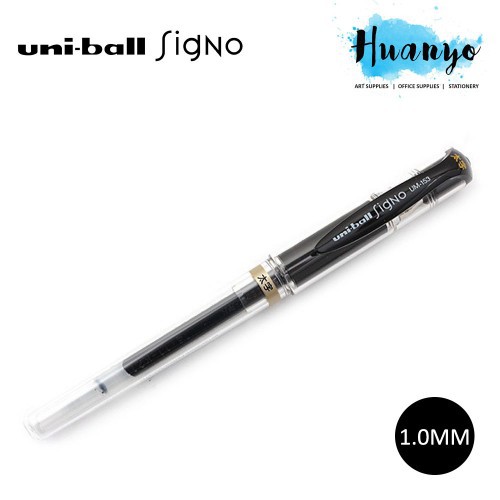 Uni-Ball Signo UM-153 1.0mm Broad Rollerball pens 5 pens set White 