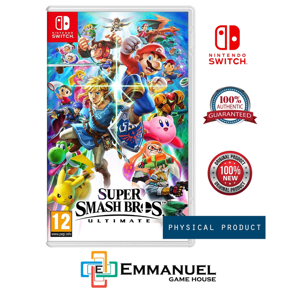 Super Smash Bros Ultimate - Nintendo Switch - Physical Cartridge - New -  Game | Shopee Malaysia