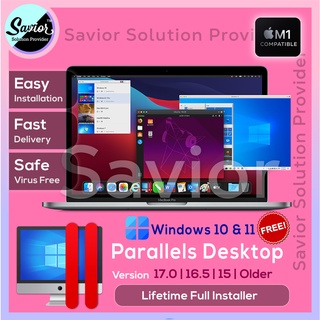 [Intel & M1] 🔥 Parallels Desktop V17.1.2 🔥 with Activated Windows 10/11 Pro ✨ TPM Bypass Lifetime Virtual Machine