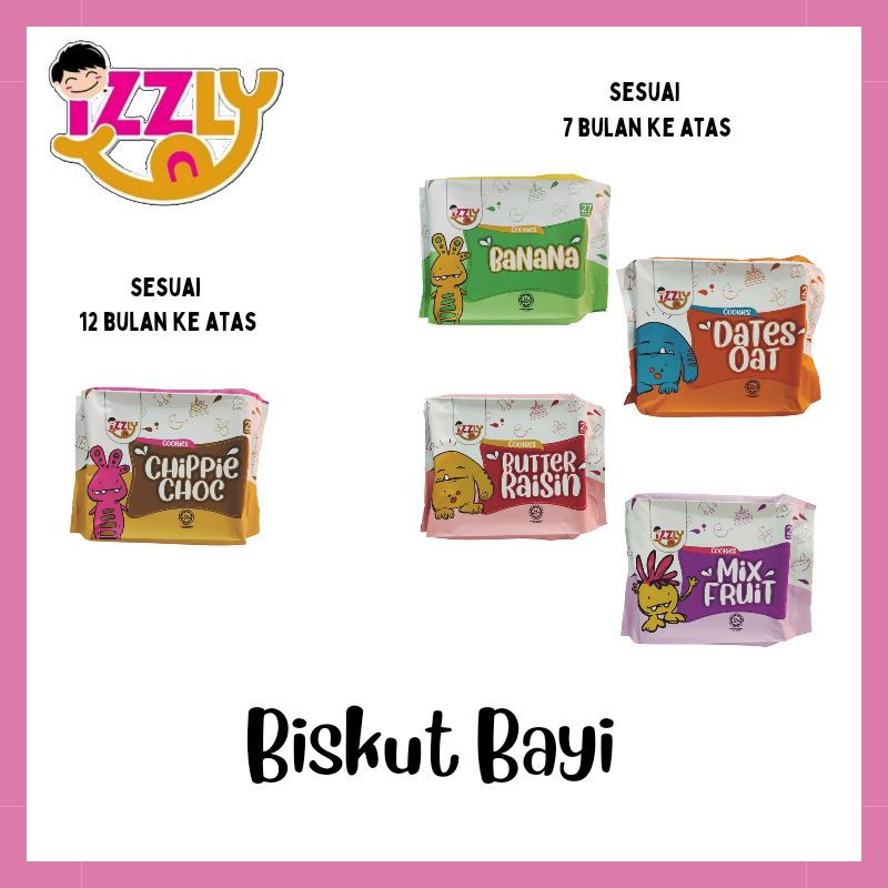 IZZLY BABY COOKIES ( No Salt, No Sugar Added) Shopee Malaysia