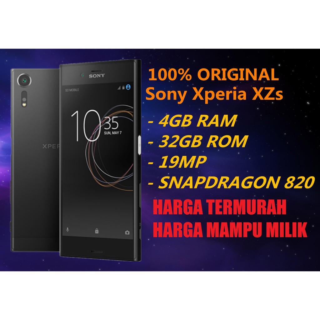 Original Sony Xperia Xzs 4gb 32gb 4g Lte Pre Owned Set Harga Terendah Mampu Milik Shopee Malaysia