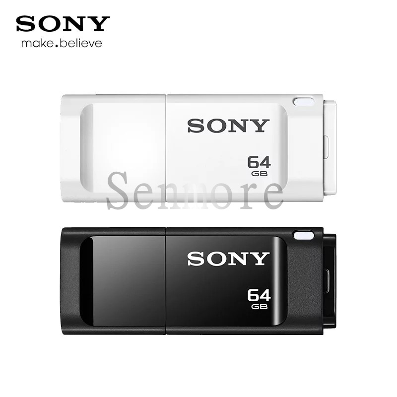 Sony 64GB 32GB 16GB USM Pendrive USB Flash Drive 2.0 White Black Pink Blue
