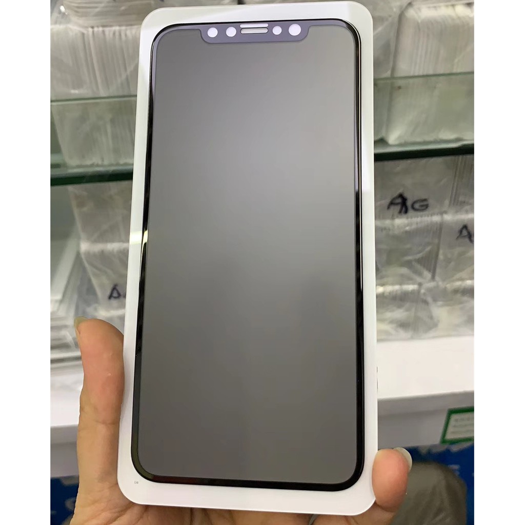 Tempered Glass Screen Protector Apple Iphone 14 13 12 Mini 11 Pro Max X Xr Xs 7 8 6 6s Plus Ag Privacy Matte Full Screen Coverage Anti Fingerprint Shopee Malaysia