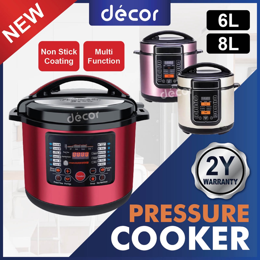 Electric Pressure Cooker 6L 8L Stainless Steel Rice Cooker
