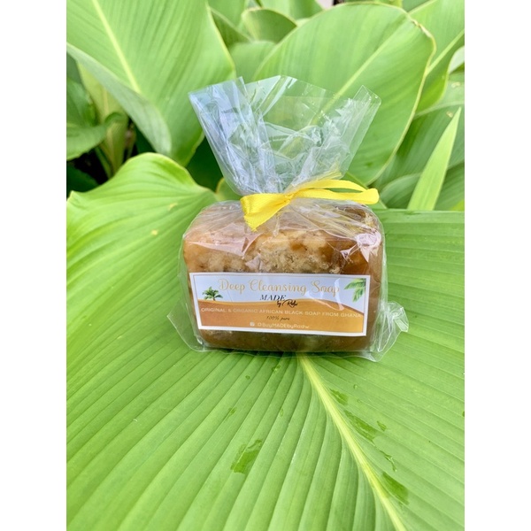 100% Original, Organic African Black Soap, Premium grade imported directly from Ghana , West Africa