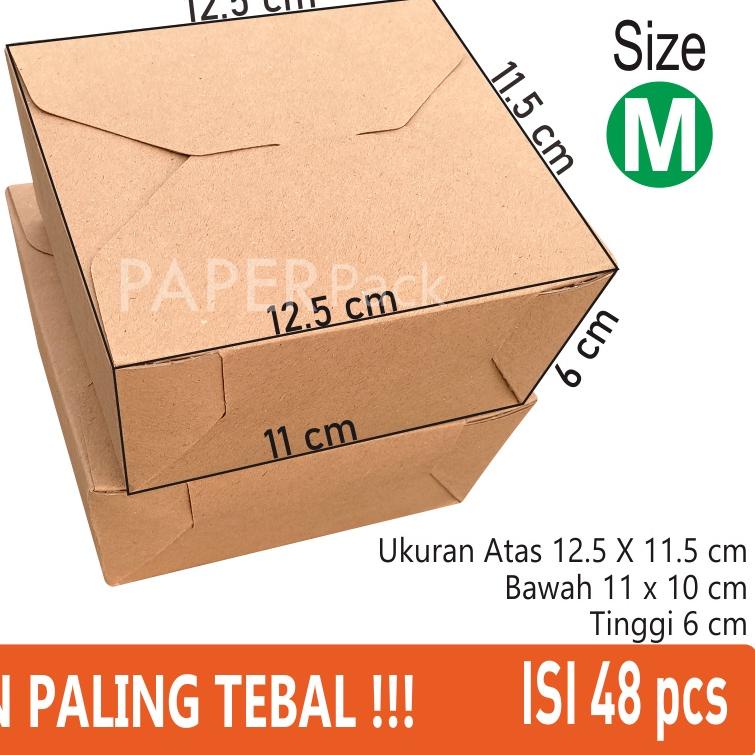 Food PAIL M 325 Package 48PCS / PAPER RICE BOX / RICEBOWL / FOOD FOOD ...