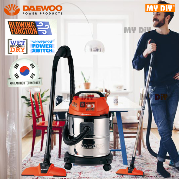 MYDIYHOMEDEPOT DAEWOO VACUUM CLEANER 20L WET AND DRY VACUUM CLEANER