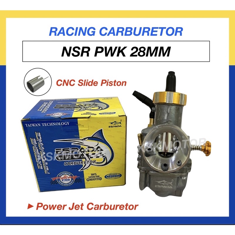 Racing Carburetor NSR(28mm)(Senang Setting)Original ESPADA(carb karb