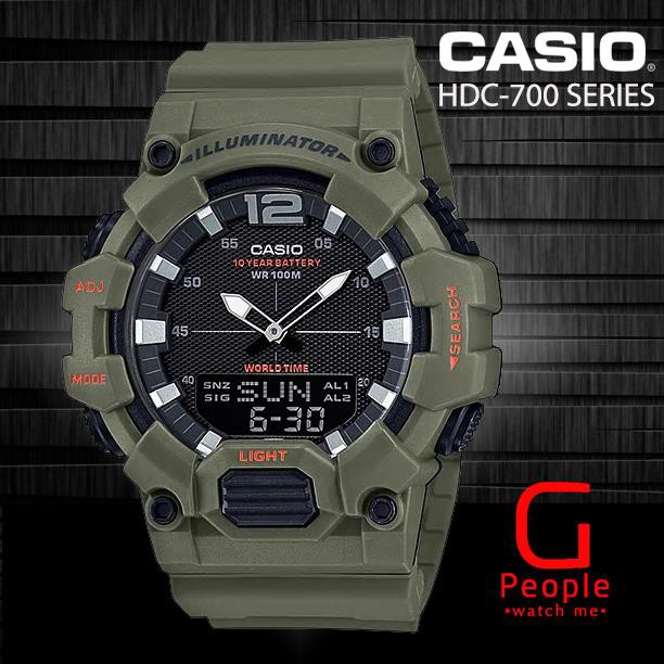 CASIO HDC7003A2V / HDC7003A2 / HDC700 ANALOG DIGITAL WATCH 100